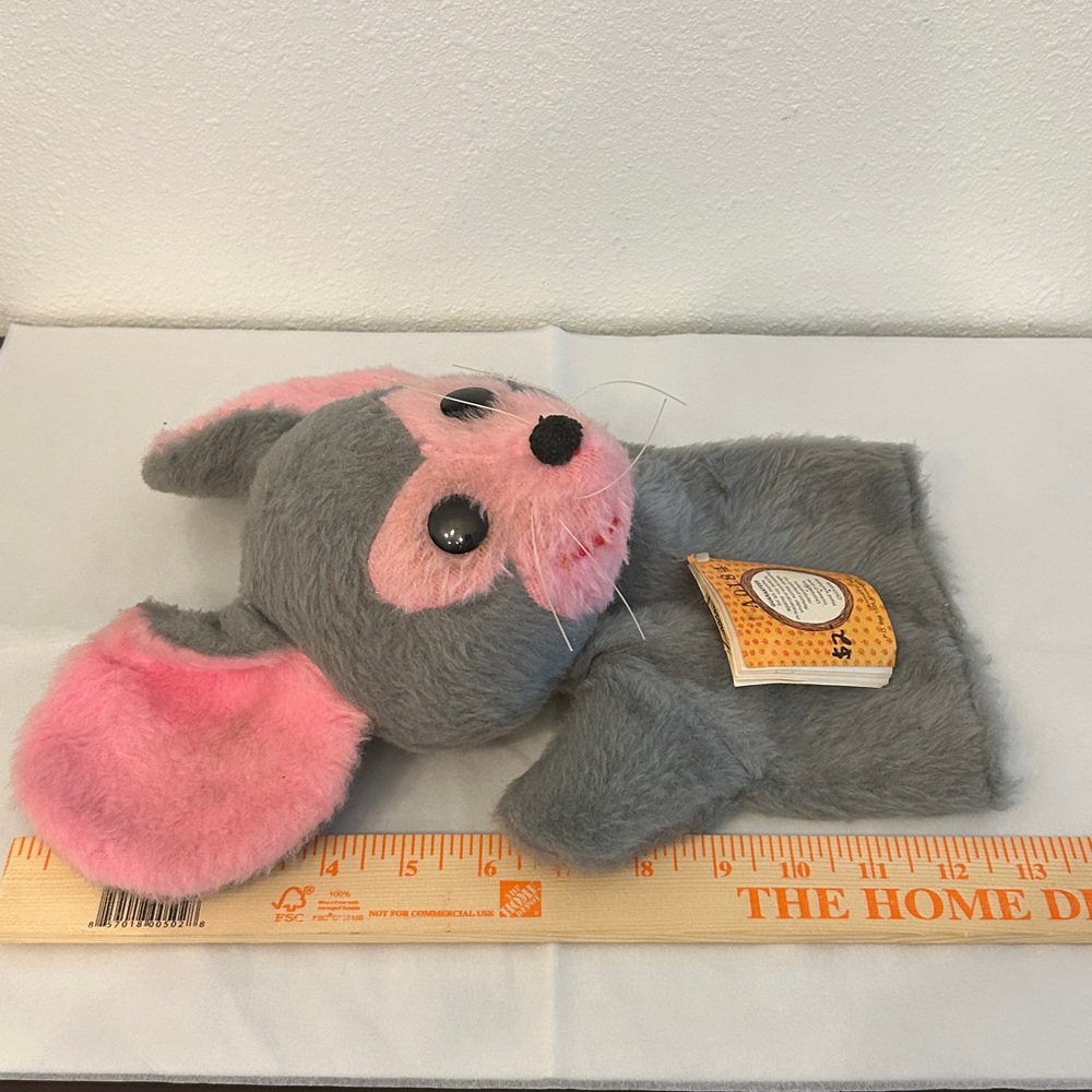 RARE 70’s Vintage Animal Fair Inc. Miley Mouse plush hand puppet Made in USA - Picture 15 of 17